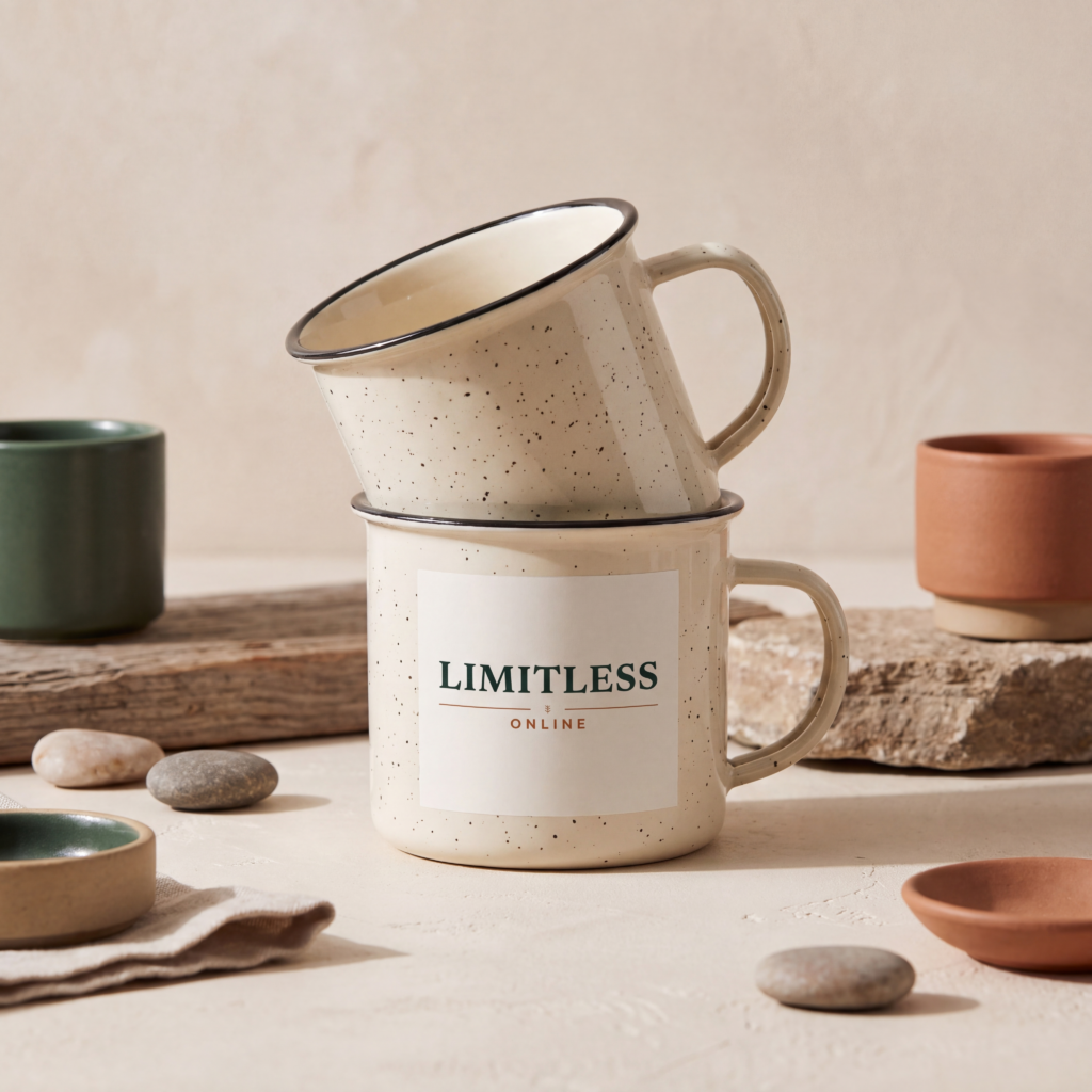 Enamel Camp Mug Set