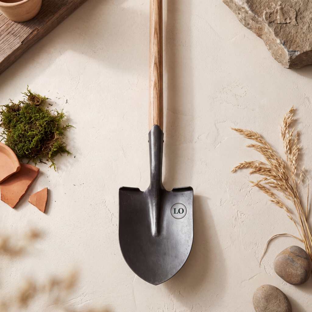 Round-Point Shovel