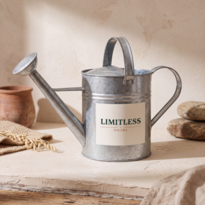 Watering Can, Galvanized